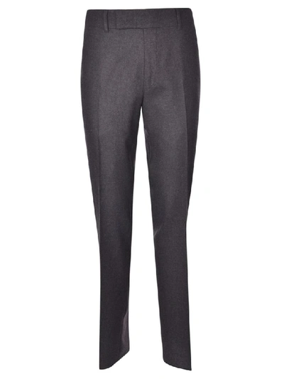 Shop Tom Ford Straight Leg Trousers In Grey