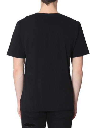 Shop Saint Laurent Photo T-shirt With Print In Nero