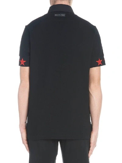 Shop Philipp Plein Skull Polo In Black