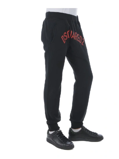 Shop Dsquared2 Sweat Pants In Nero