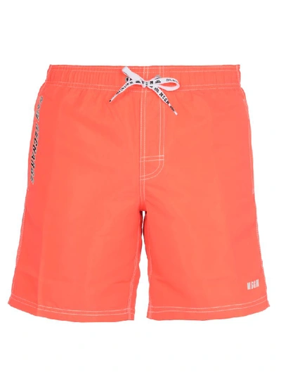 Shop Msgm Sandex For  Swimsuit In Orange