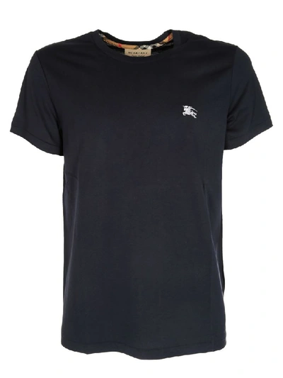 Shop Burberry Embroidered T-shirt