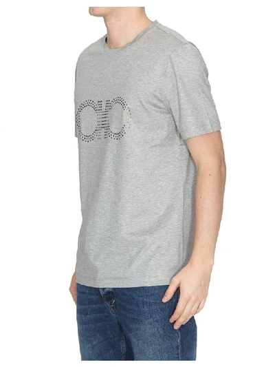 Shop Ferragamo T-shirt In Grey