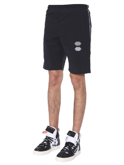 Shop Off-white Track Shorts In Nero