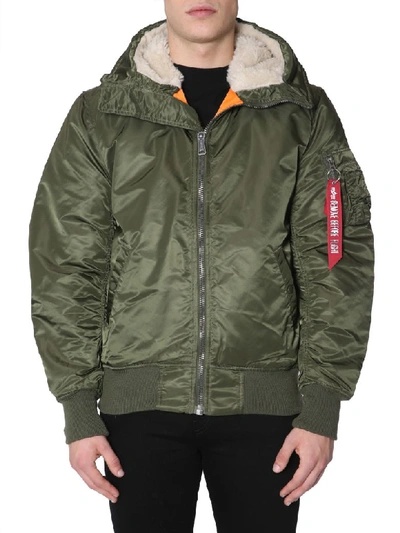 Shop Alpha Industries Ma-1 Bomber In Verde