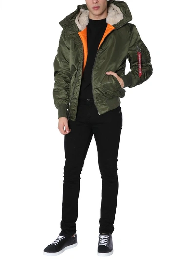 Shop Alpha Industries Ma-1 Bomber In Verde