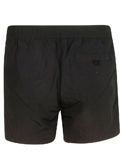 Shop Kenzo Logo Swim Shorts In Black