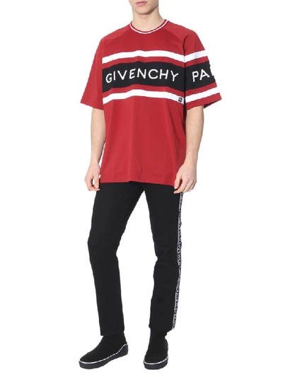 Shop Givenchy Crew Neck T-shirt In Rosso