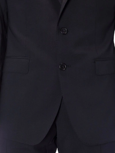 Shop Dolce & Gabbana Fitted Formal Suit In Black