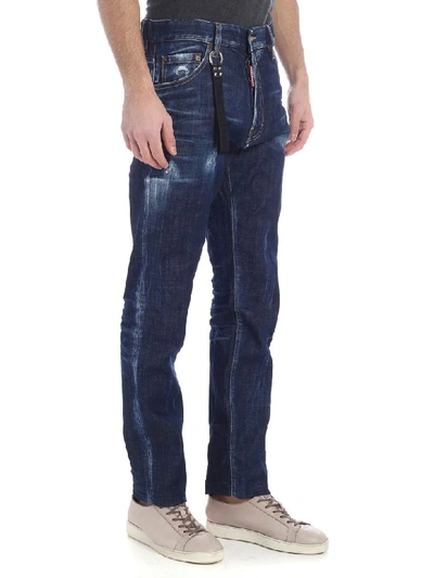 Shop Dsquared2 Cool Guy Cotton Denim Jeans In Stone