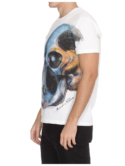 Shop Alexander Mcqueen T-shirt Oanited Skull In Basic