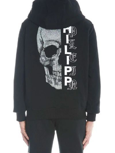 Shop Philipp Plein Skull Hoodie In Black