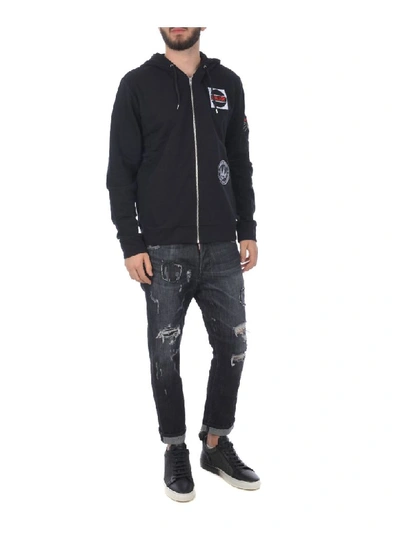 Shop Mcq By Alexander Mcqueen Fleece In Nero