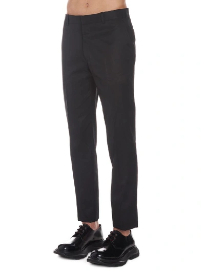 Shop Alexander Mcqueen Pants In Black