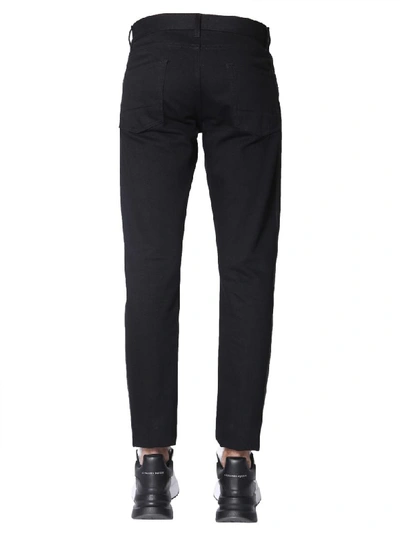 Shop Alexander Mcqueen Slim Fit Jeans In Nero