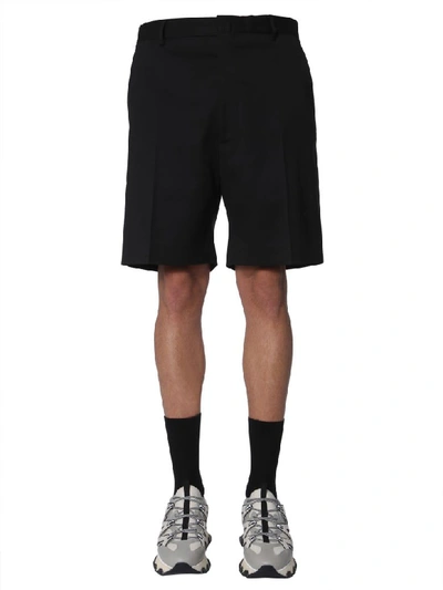 Shop Lanvin Tailored Shorts In Nero