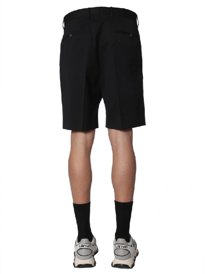 Shop Lanvin Tailored Shorts In Nero