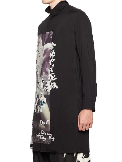 Shop Yohji Yamamoto E-die After Do All Shirt In Black