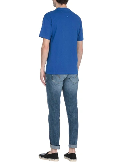 Shop Kenzo Cotton T-shirt In French Blue