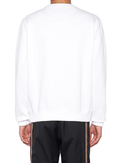 Shop Fendi Jokarl Sweatshirt In White
