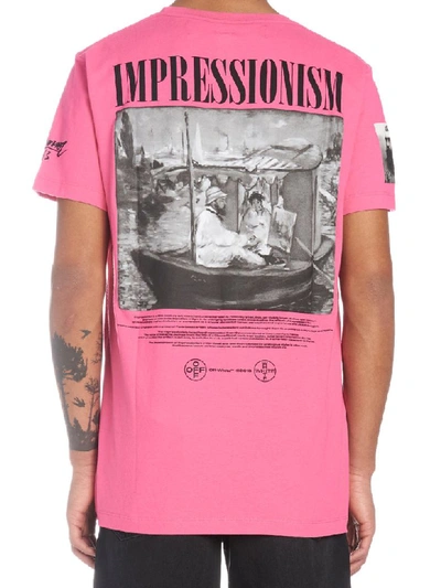 Shop Off-white Boat T-shirt In Purple