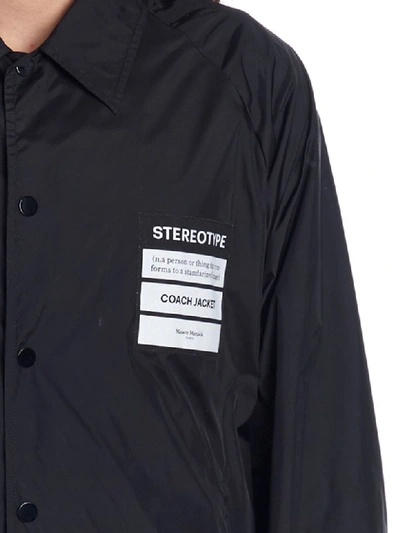 Shop Maison Margiela Stereotype Jacket In Black