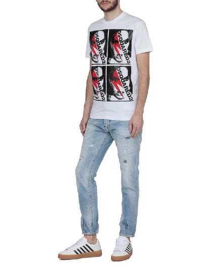 Shop Dsquared2 Cotton T-shirt In White