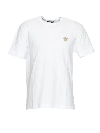 Shop Versace Medusa T-shirt In White