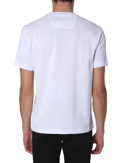 Shop Z Zegna Crewneck T-shirt In Bianco