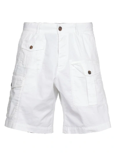 Shop Dsquared2 Cotton Shorts In White