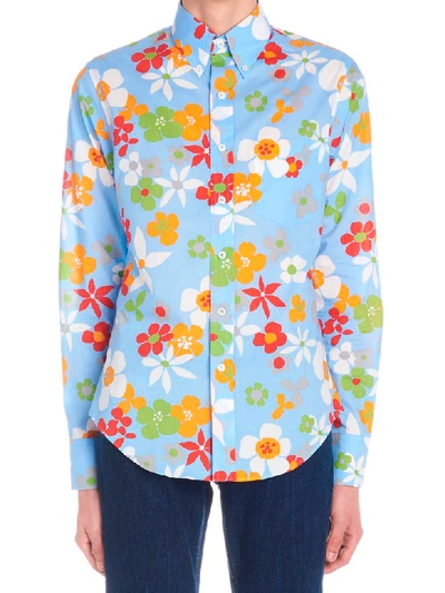 Shop Prada Bloom Shirt In Multicolor
