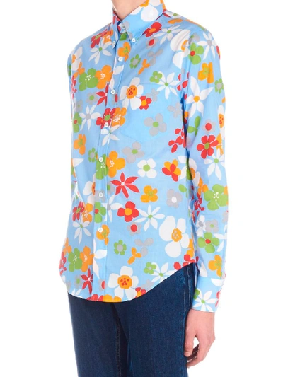 Shop Prada Bloom Shirt In Multicolor