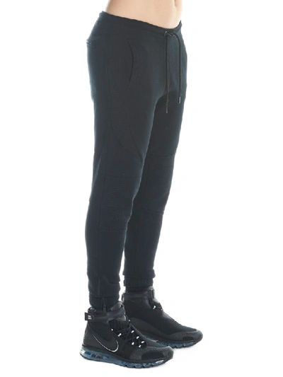 Shop Marcelo Burlon County Of Milan Cross Biker Pants In Black