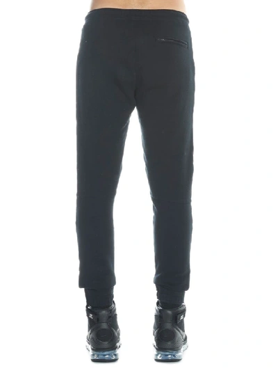 Shop Marcelo Burlon County Of Milan Cross Biker Pants In Black