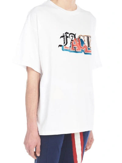 Shop Facetasm Face T-shirt In White