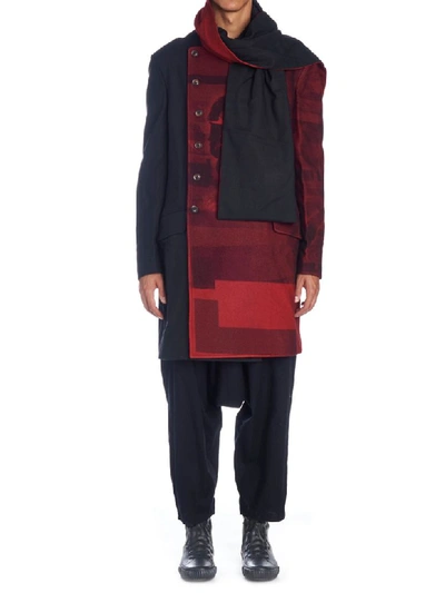 Shop Yohji Yamamoto Coat In Red