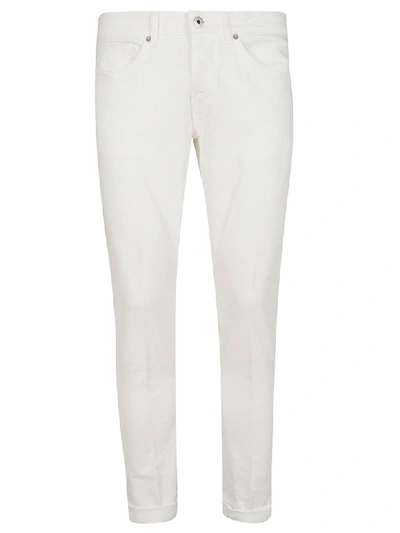 Shop Dondup Straight Leg Jeans In White