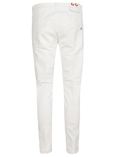 Shop Dondup Straight Leg Jeans In White