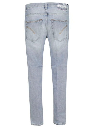 Shop Dondup Straight Leg Jeans In Blue