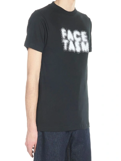 Shop Facetasm Face T-shirt In Black