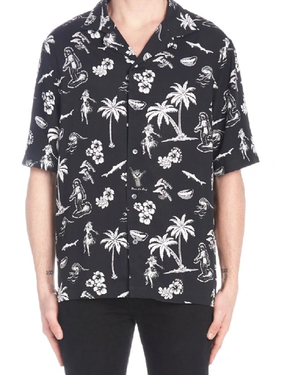 Shop Mcq By Alexander Mcqueen Mcq Alexander Mcqueen Billy Hawaii Shirt In Black&white 