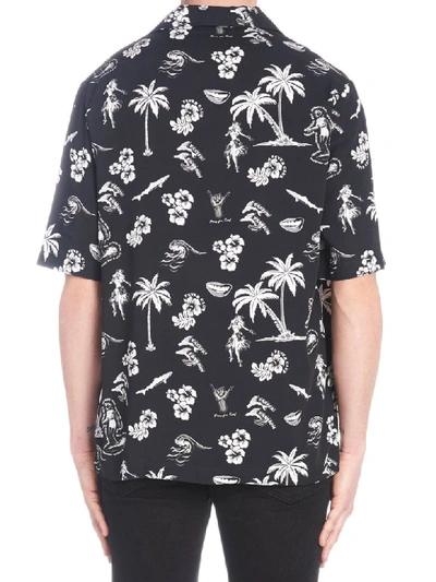 Shop Mcq By Alexander Mcqueen Mcq Alexander Mcqueen Billy Hawaii Shirt In Black&white 
