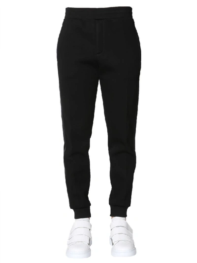 Shop Alexander Mcqueen Jogging Trousers In Nero