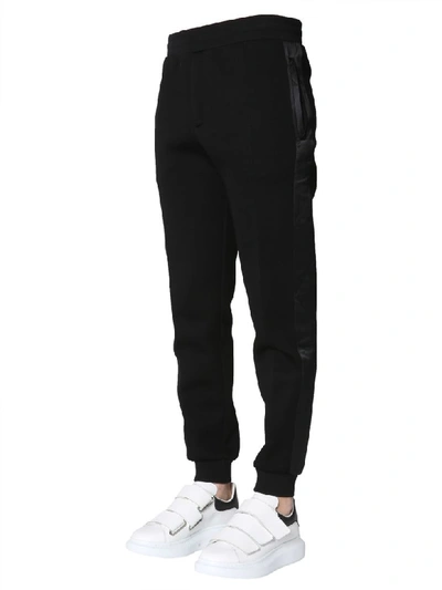 Shop Alexander Mcqueen Jogging Trousers In Nero