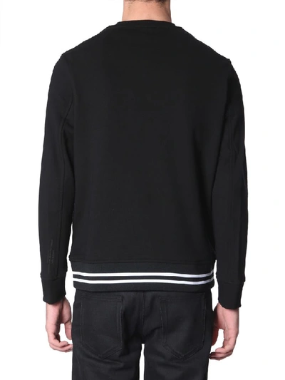 Shop Neil Barrett Gangsta 02 Printed Sweatshirt In Nero