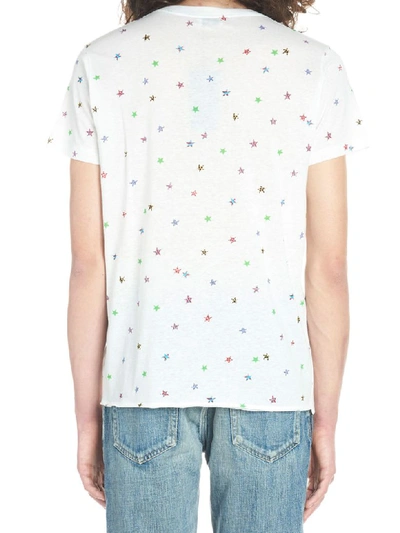 Shop Saint Laurent Etoiles T-shirt In White