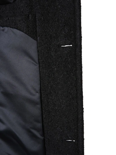 Shop Raf Simons Classic Coat In Nero