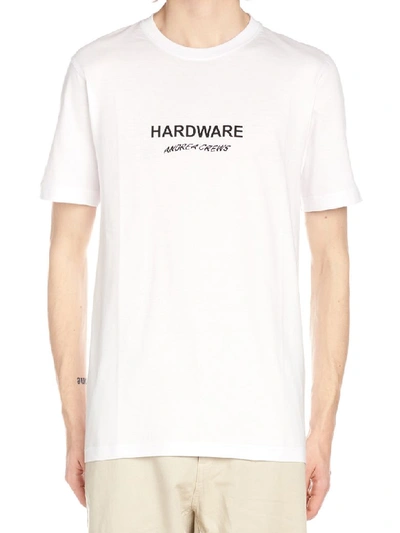Shop Andrea Crews T-shirt In White