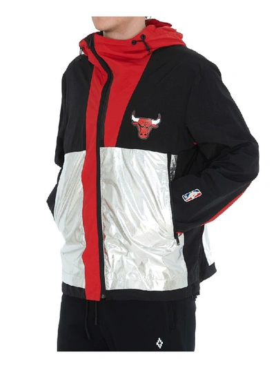 Shop Marcelo Burlon County Of Milan Chicago Bulls Windbreaker Jacket In Multicolor