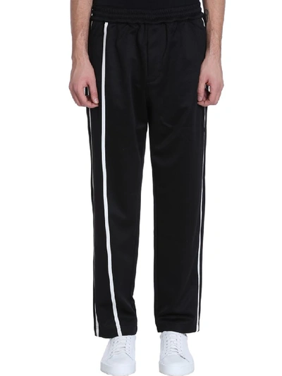 Shop Helmut Lang Black Polyester Trousers